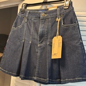 Project 62 Dark Blue Denim Skater Skirt